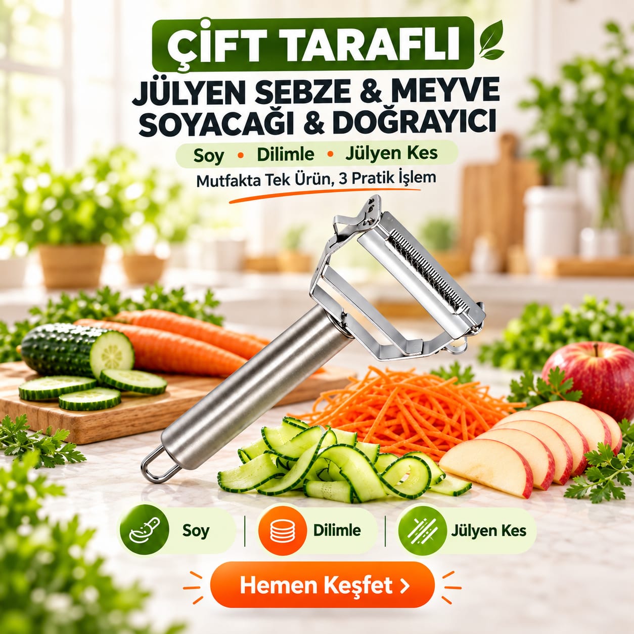 Çift Taraflı Jülyen Soyucu