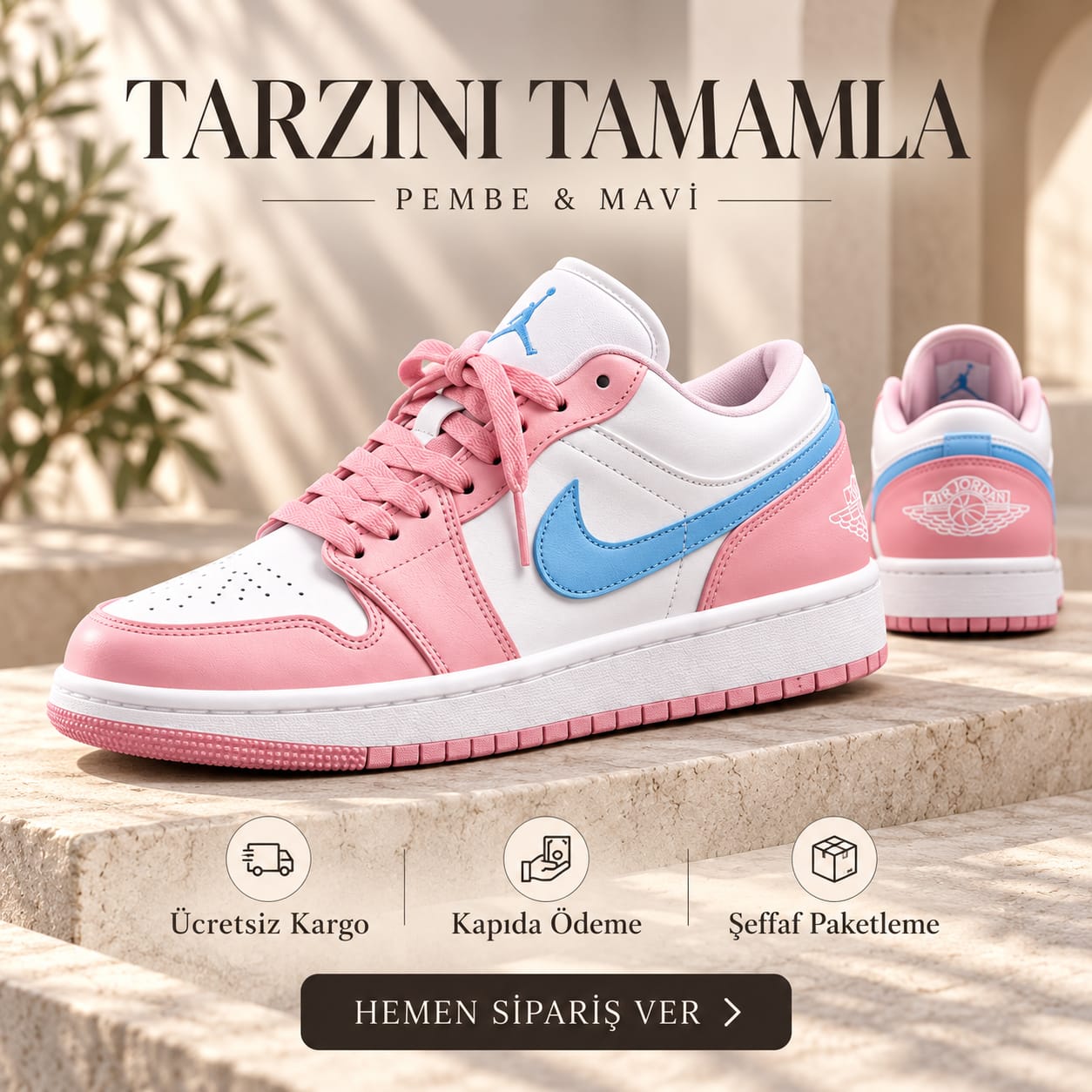 Nike Air Jordan Pembe
